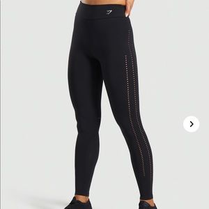 Gymshark Laser Cut Tights 🖤 Like New